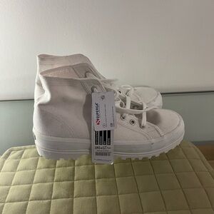 Superga High-Top Sneakers - Classic White